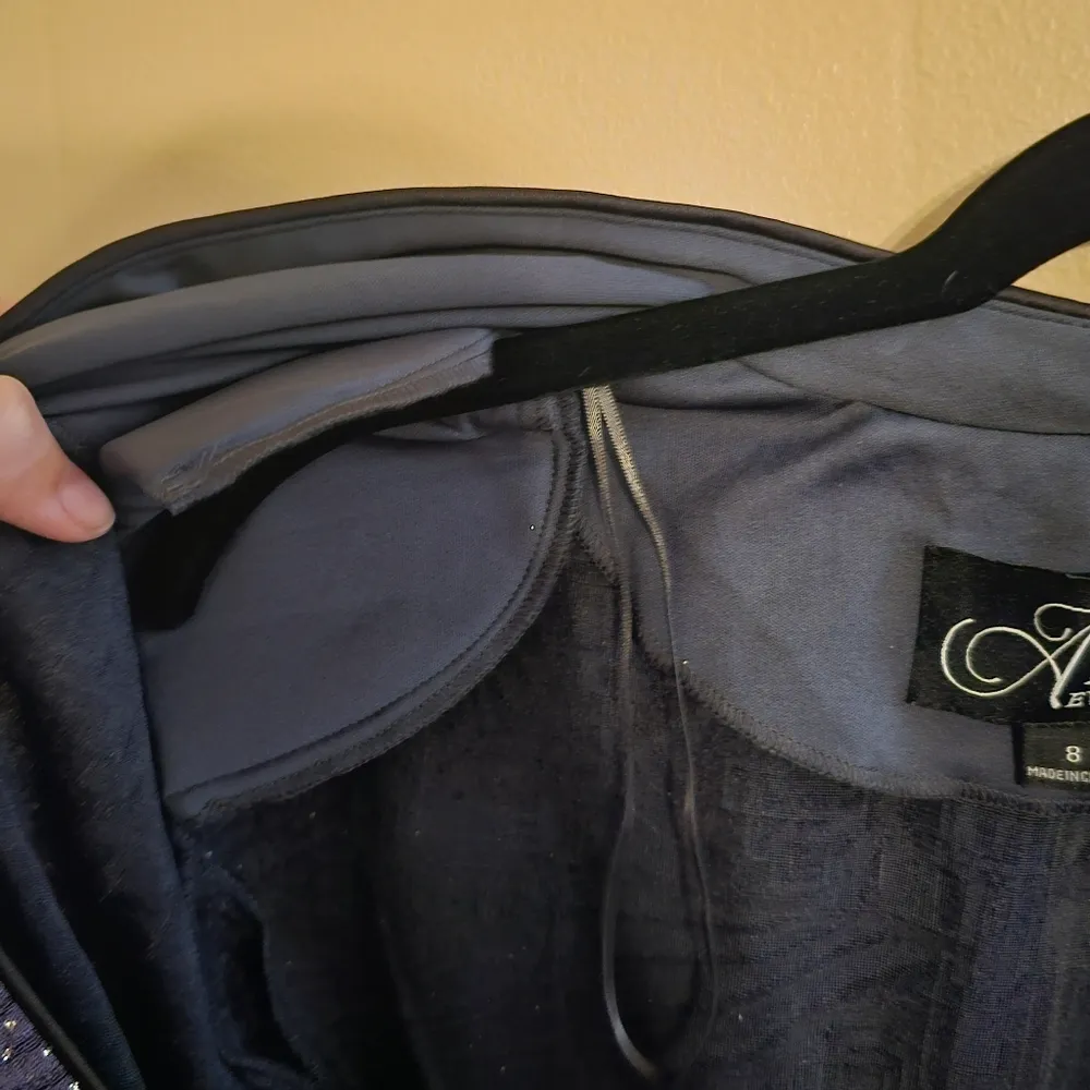 Alex Evenings Size 8 Smoke Colored Sparkly Formal Jacket - Image 5