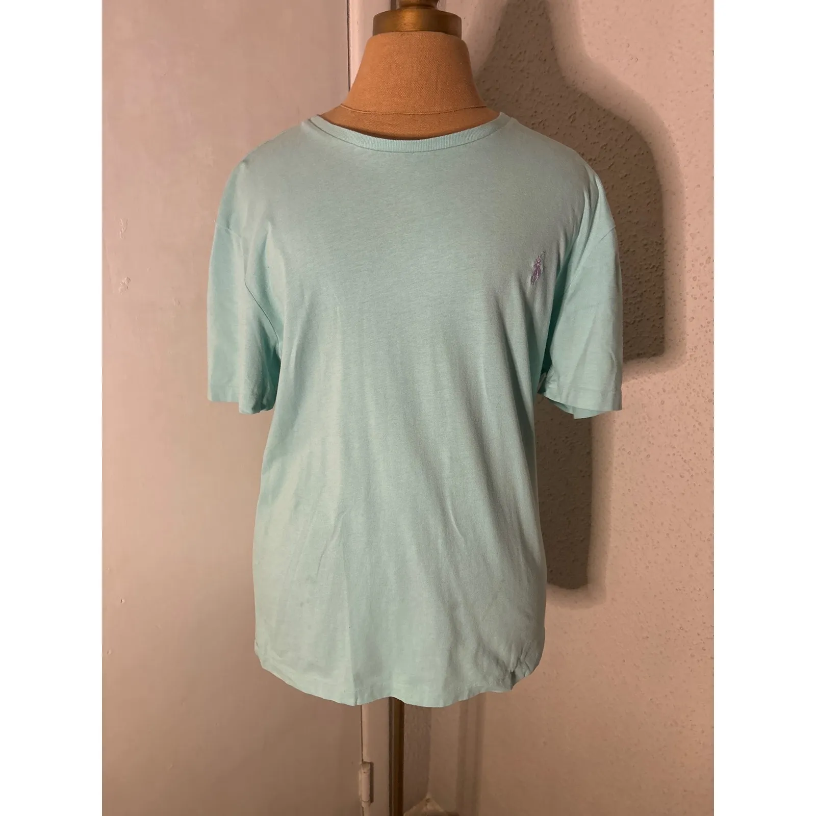 Polo by Ralph Lauren Green Logo T-Shirt M Casual Preppy Minimalist Normcore - Image 2