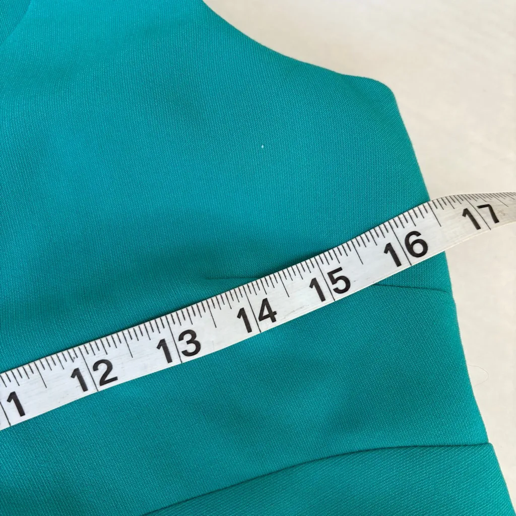 Women's LIKELY Decosta Dress V-Neck Sleeveless Mini Dress Size 6 turquoise - Image 9