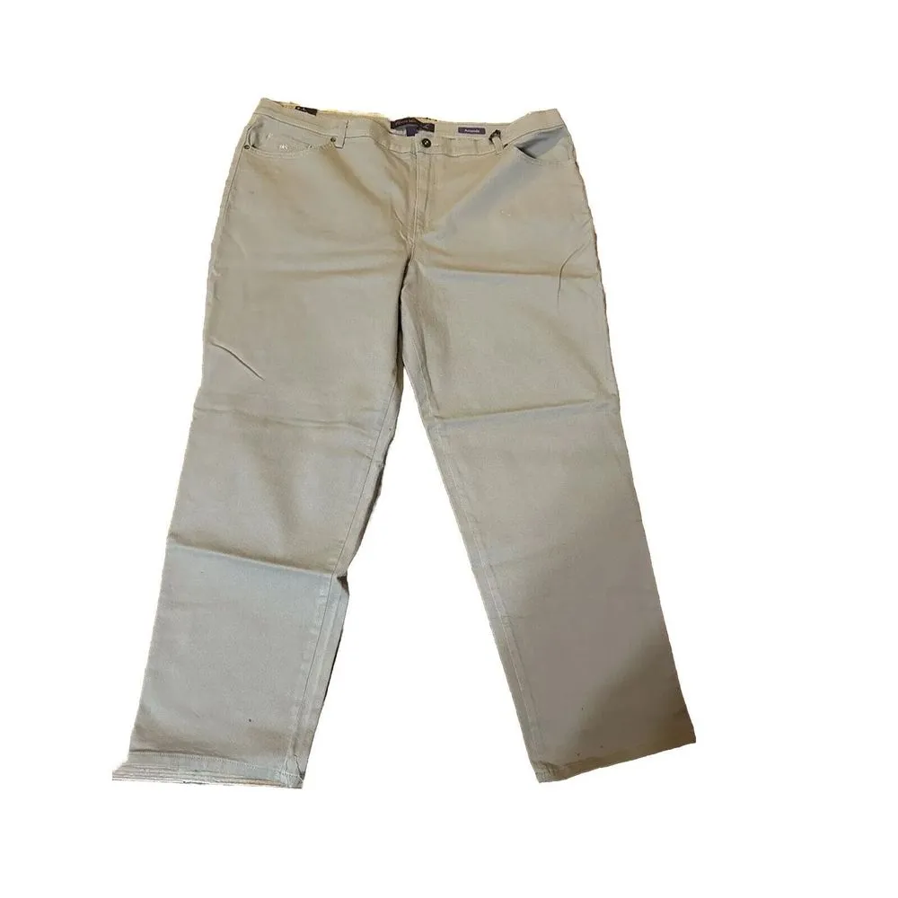 NWT Gloria Vanderbilt Amanda 24W Tapered Leg classic Fit‎ Mid-rise Jeans - Image 3