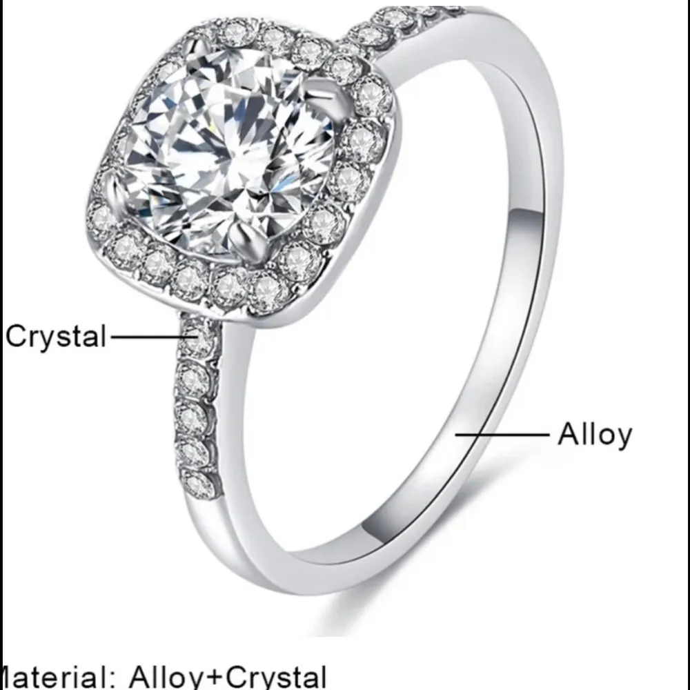 Silver Engagement/Wedding Ring - Image 6