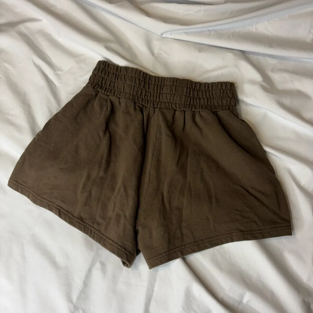 YoungLA Brown Cotton Shorts Size M - Image 5