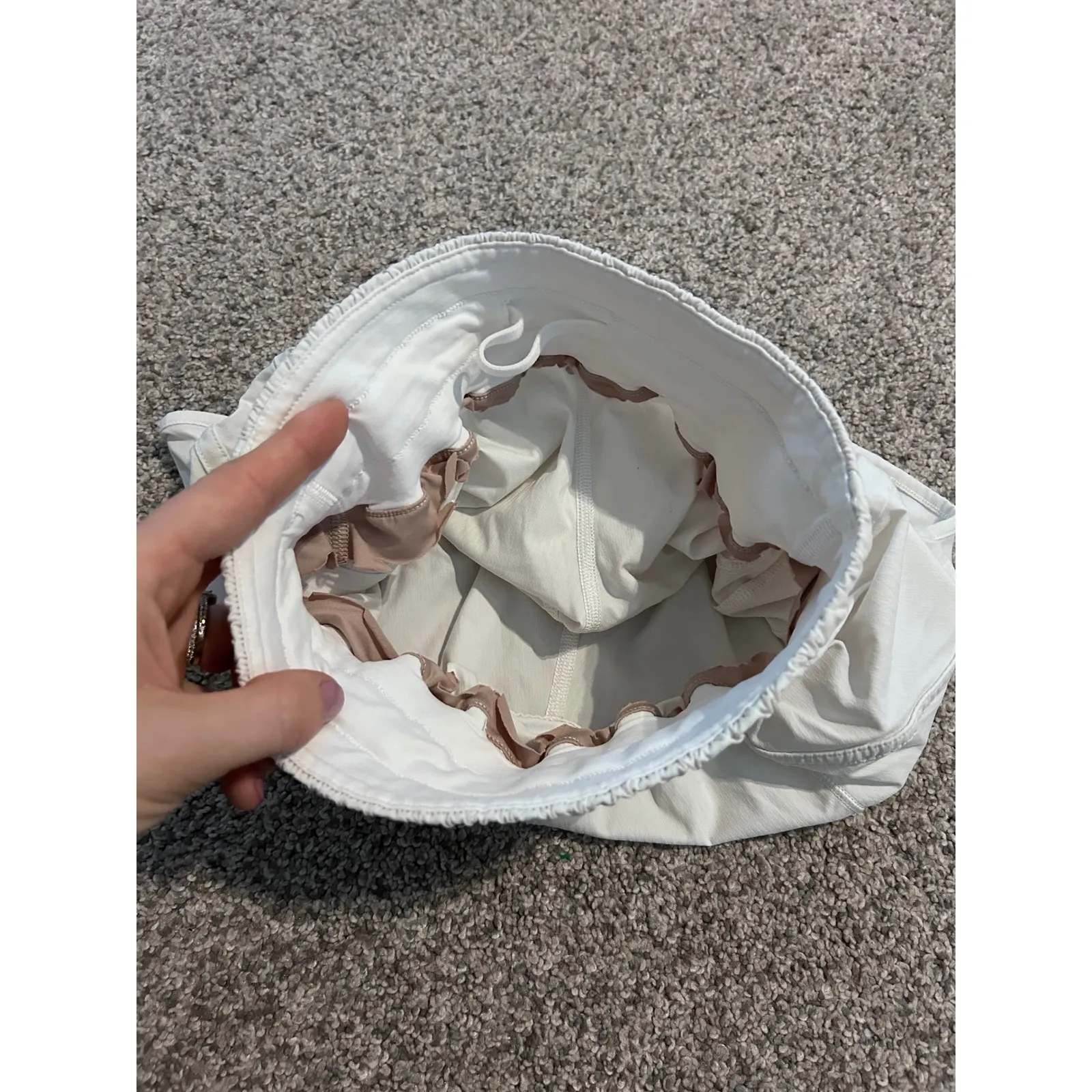 Lululemon Speed Up Shorts White High Rise Women Size 2 Athletic Running - Image 5