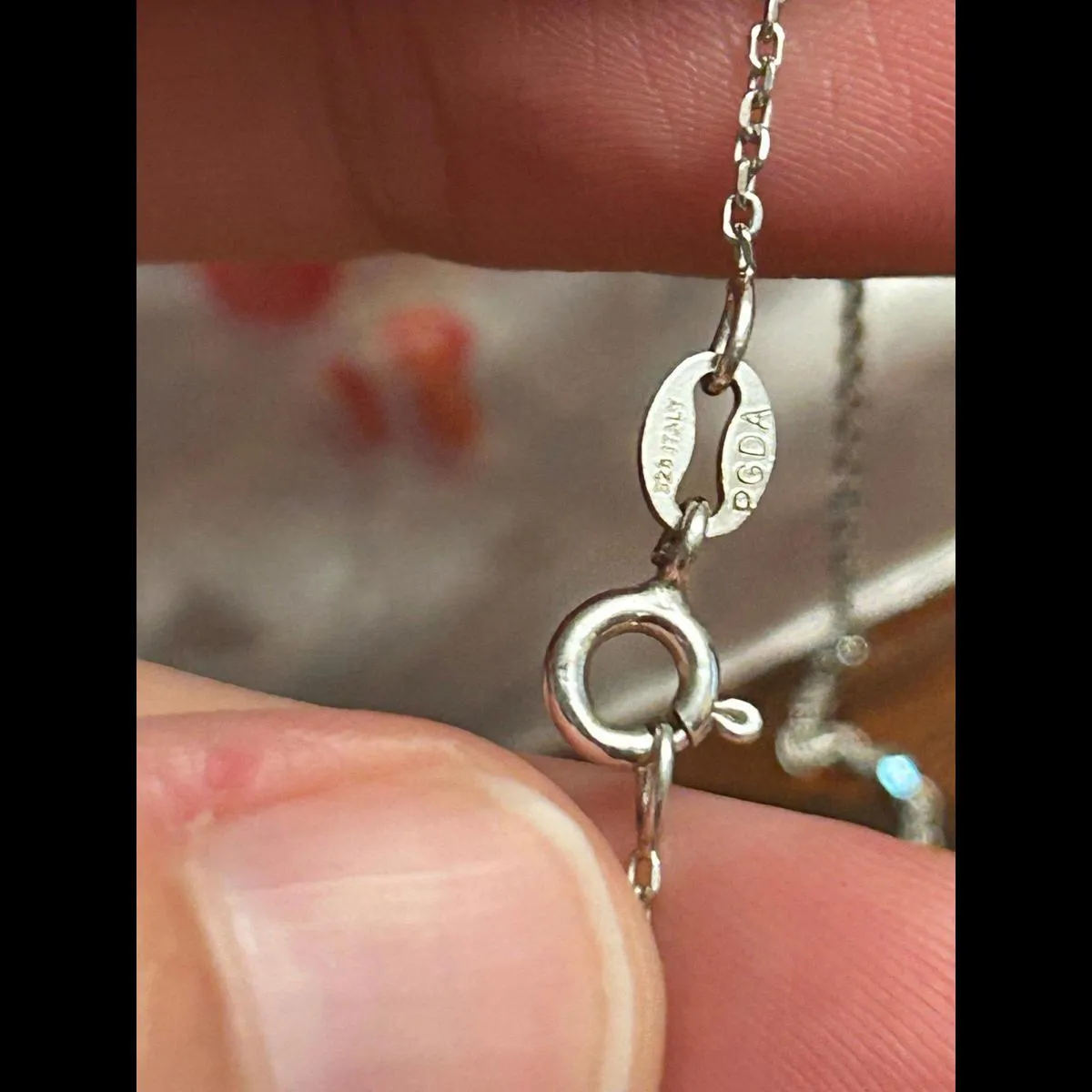 925 sterling silver necklace made in Italy 1.66g g83 18 inch - Image 5