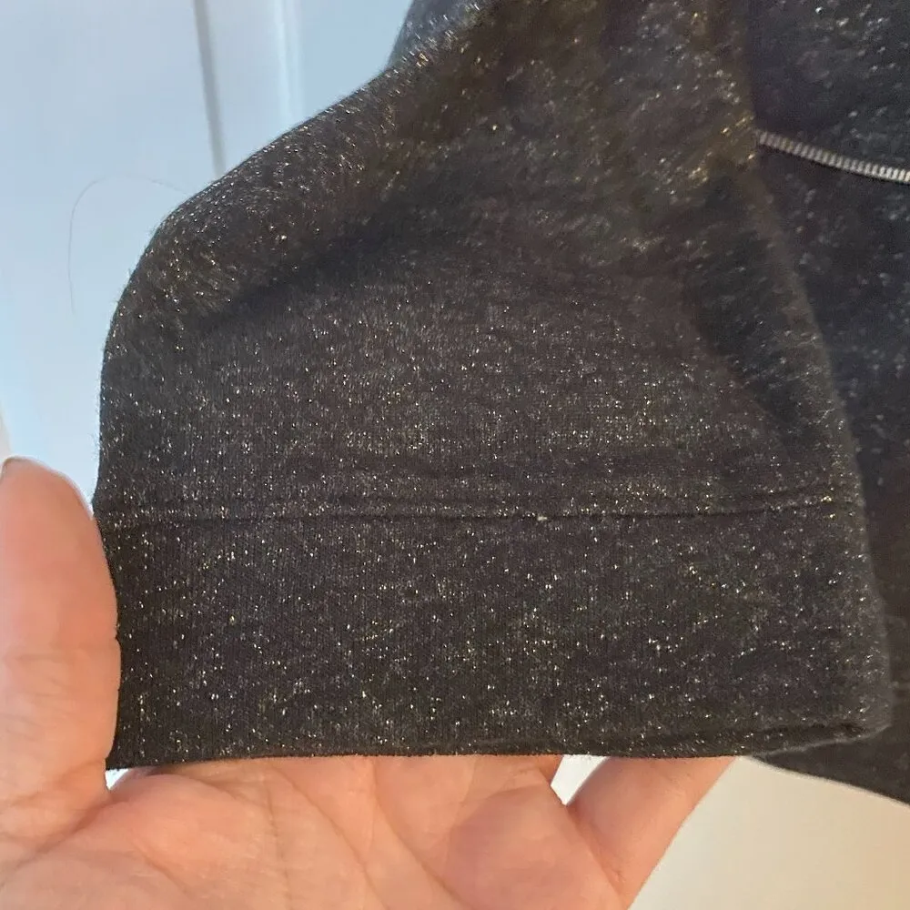 NWT Lane Bryant Swearshirt with Zipper and Sparkle Detail, Size 26/28 - Image 7