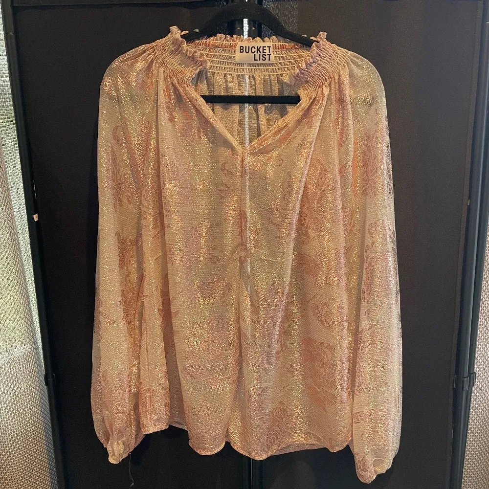 NWOT Bucket List Metallic - Image 3