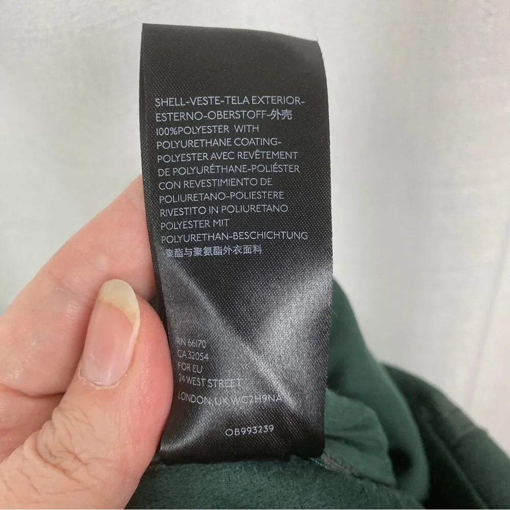 Anthropologie Green Faux Leather Samira Cropped Jumpsuit Sz.2 - Image 13