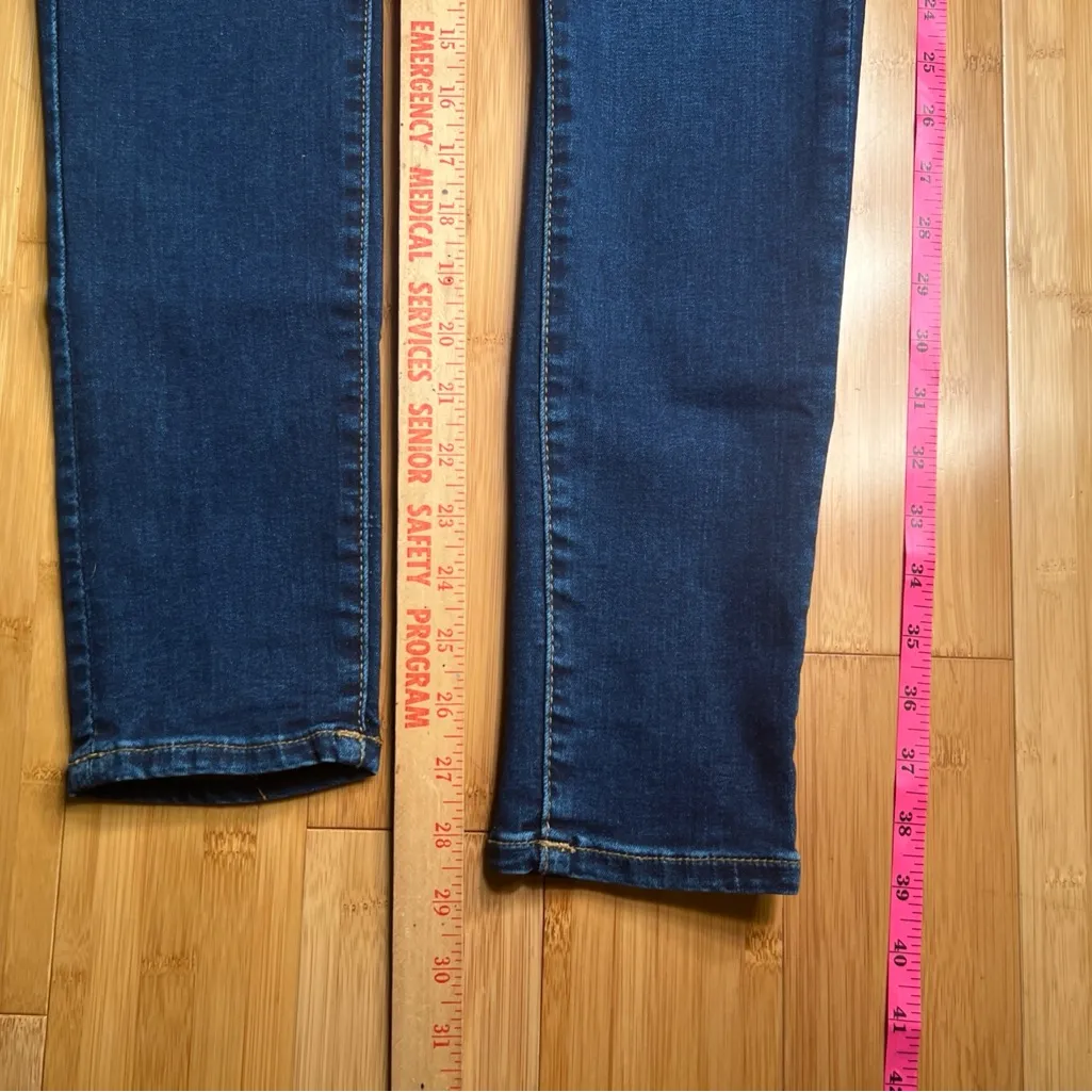 True Religion Women's Jennie Curvy Mid Rise Skinny Blue Jeans, Streetwear|Sz:27 - Image 14