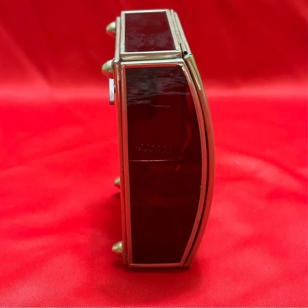 Enesco VTG musical Jewelry Box Gold - Image 3