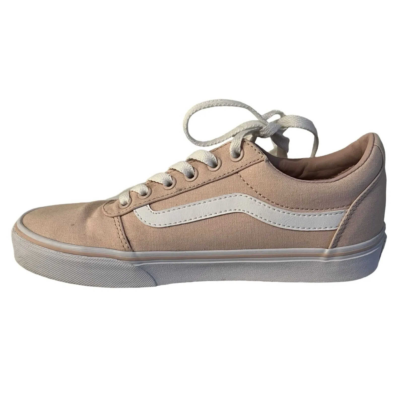 Vans Sneakers Womens Size 8.5 Pink Low Top Platform Lace Up Fabric UK 6 EUR 39 - Image 2