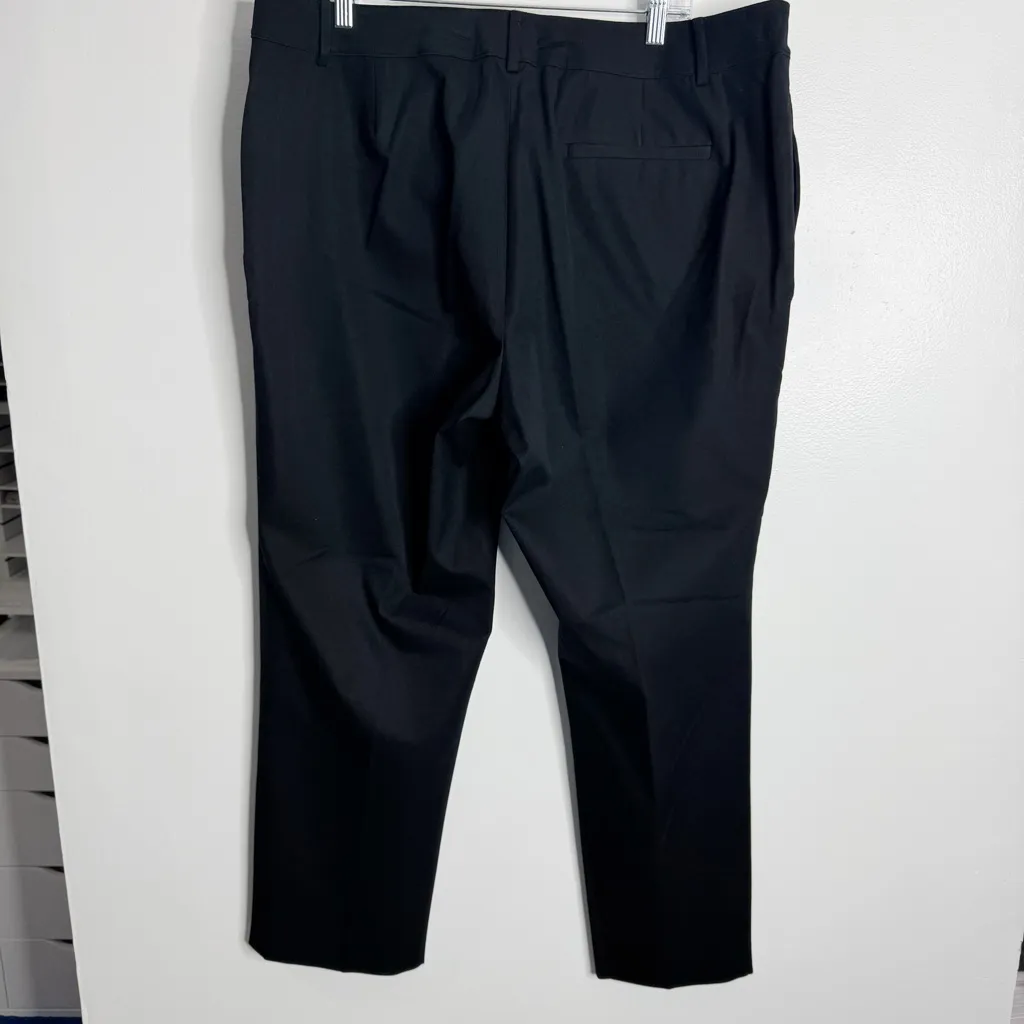 Lauren Ralph Lauren Women’s Connor Straight Leg‎ Pants 20W Black Stretch Casual - Image 2