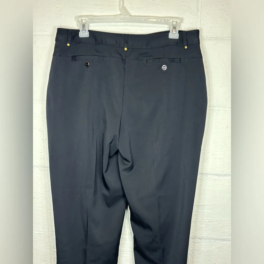 Lady Hagen Woman’s Black Classic Traditional Golf Pants Size 10 - Image 5