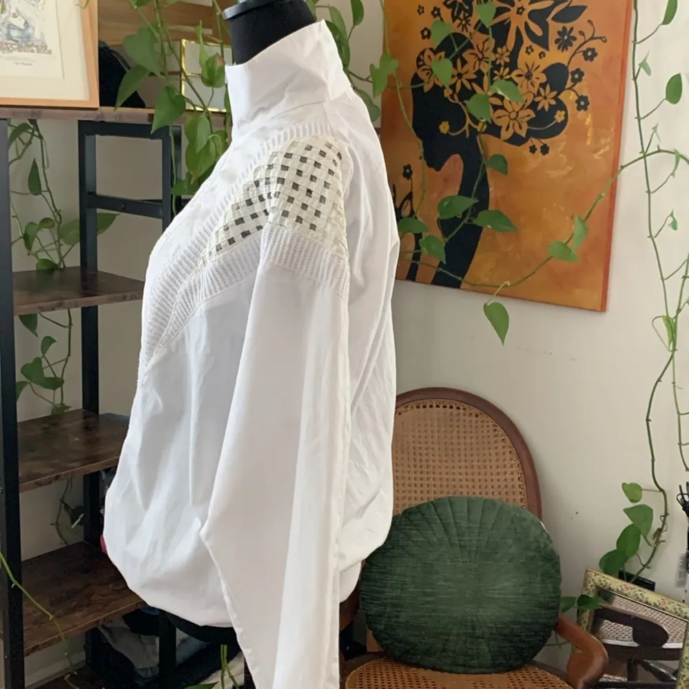 Vintage 80s Great Cavalier St Paul White Pullover 1/2 Zip Top Size undefined - Image 2