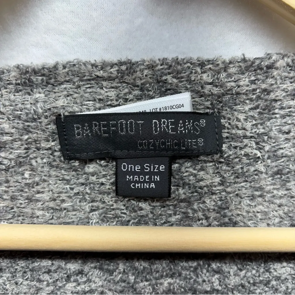 Barefoot Dreams Heathered Gray‎ Open-Front Cardigan - Image 2