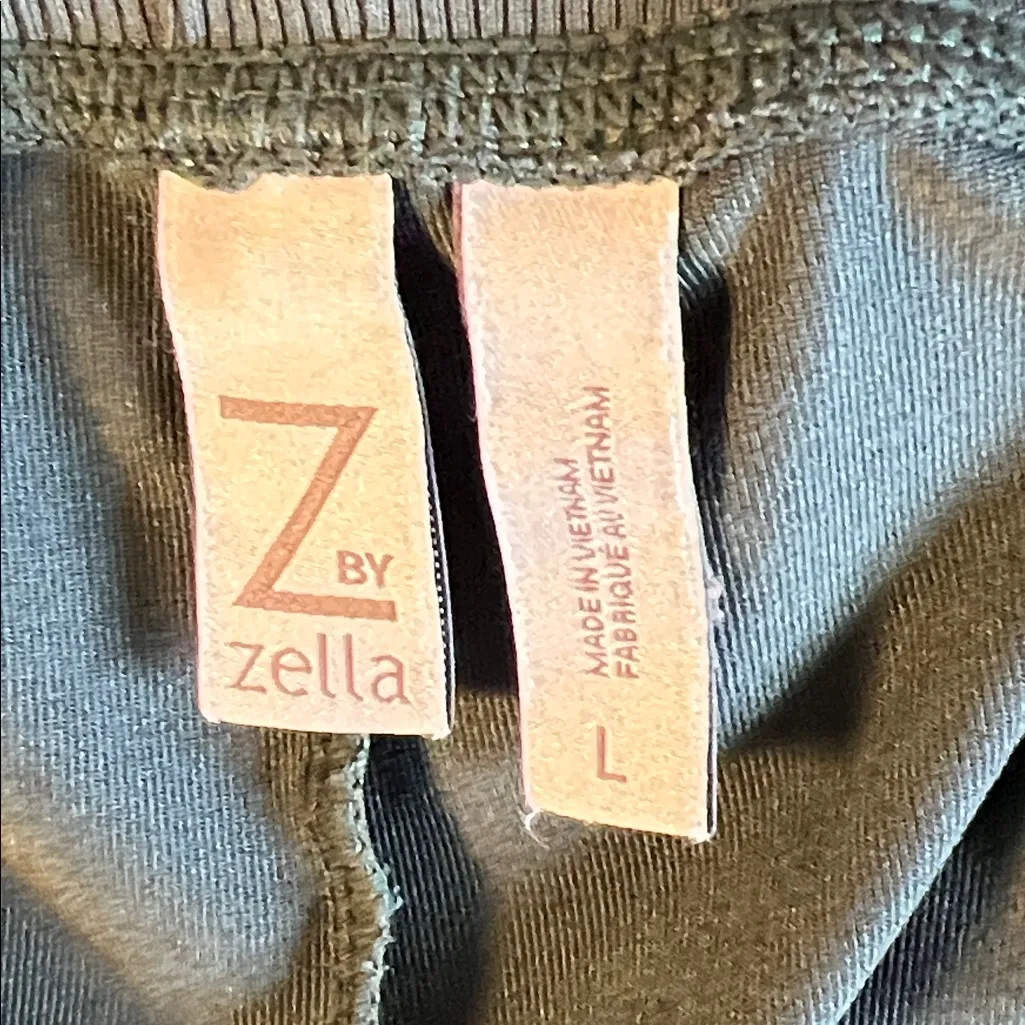 Z by Zella Green Stretch Joggers Size Large - Image 4