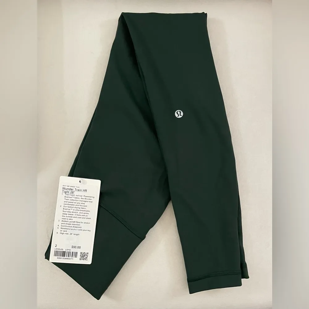Lululemon NWT Legacy Green Wunder Train High-Rise Tights 28” Leggings Size 2 - Image 10