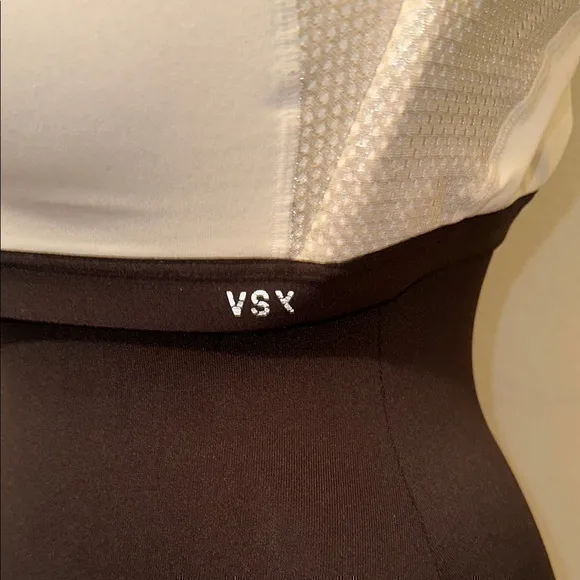 White Zip-Front Sports Bra Victoria’s Secret Sport - Image 6