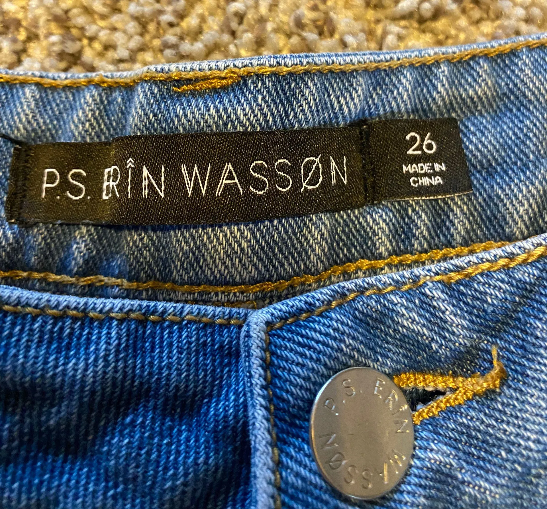 P.S Erin Wasson Jean Short Blue Size 26 - Image 3