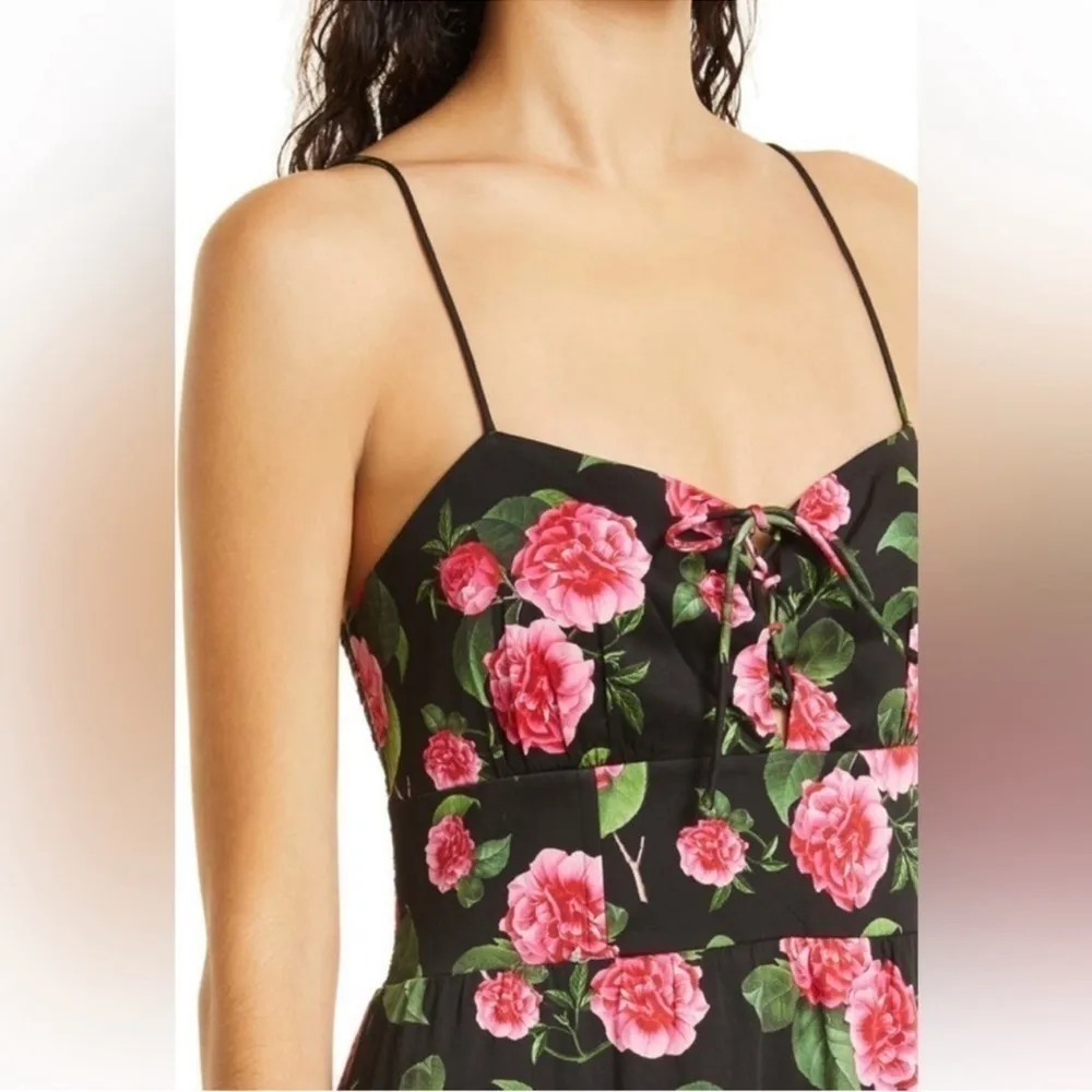 ALICE + OLIVIA Chantay Floral-Print Maxi Dress in Multicolor Size US 2 - Image 7