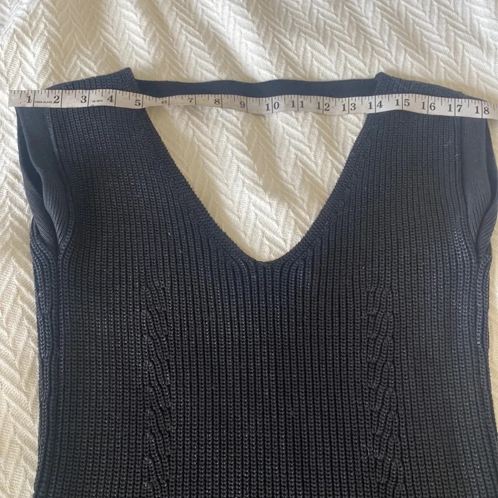 Armani exchange metallic knit heavy weight sweater top - Image 4