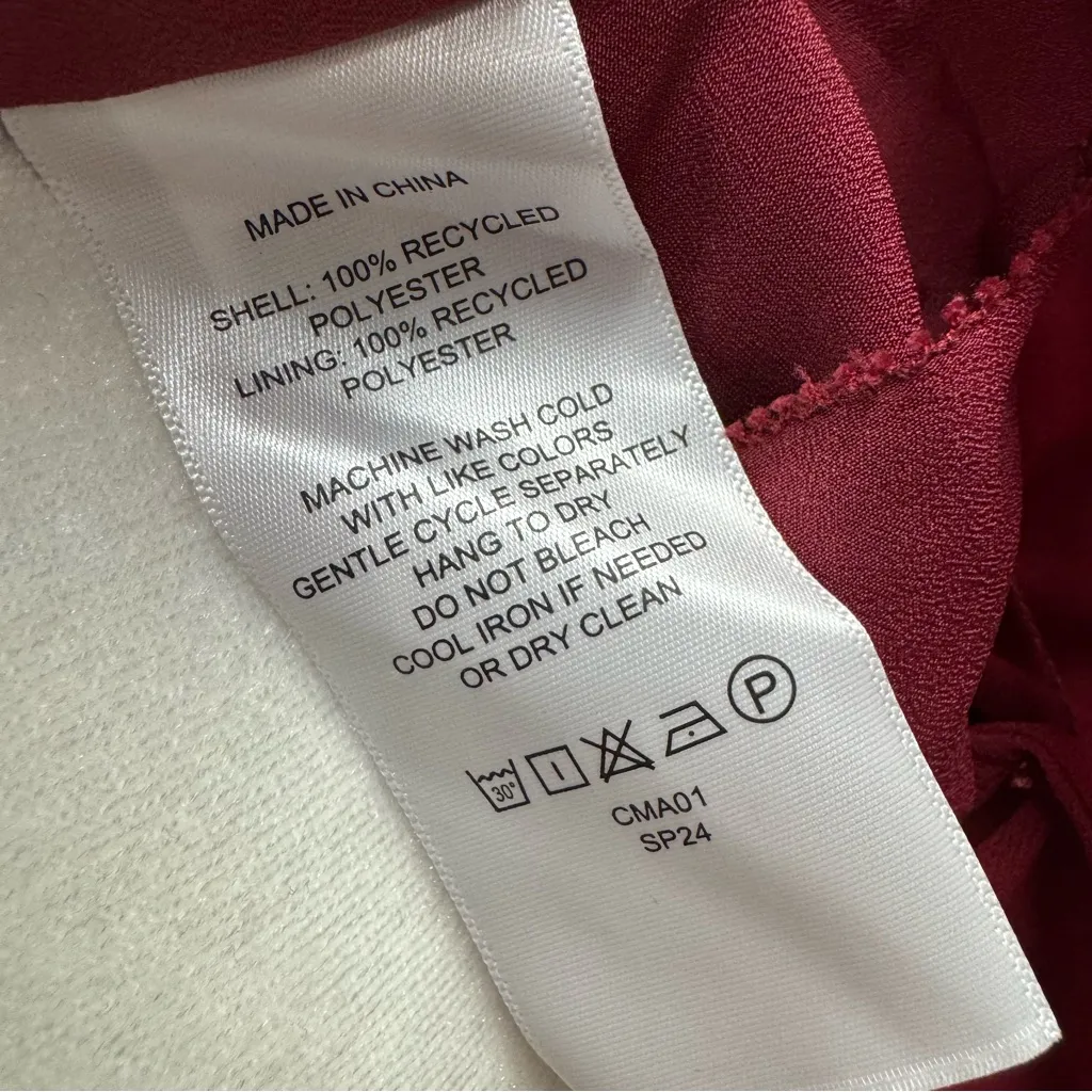 NEW Quince Chiffon Pleated V - Image 9