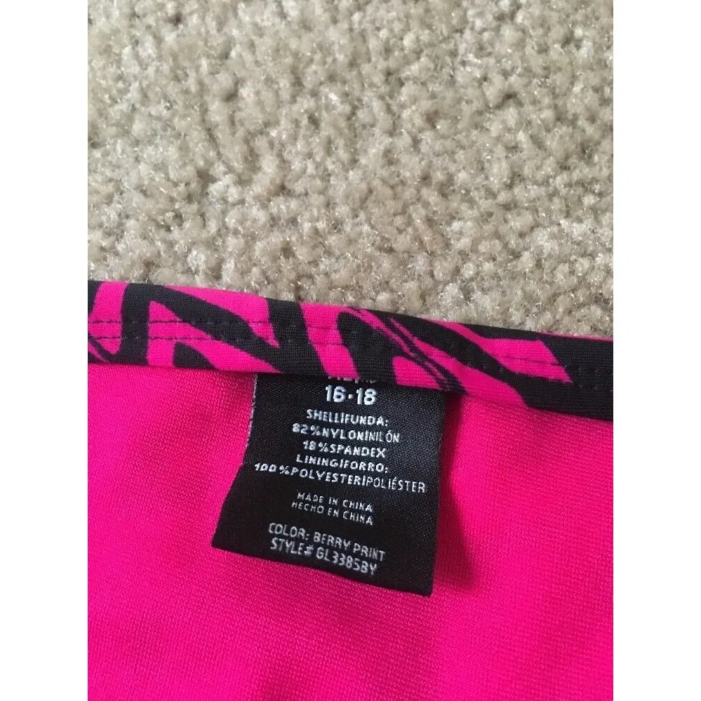 George Women's Geometric Print Swim Bikini Bottom Size XL 16 - Image 5