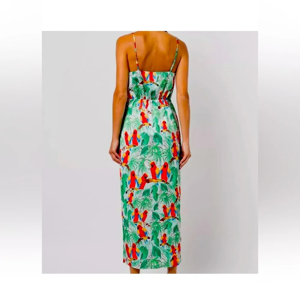 Milly Lilliana Parrots Dress sz 12 runs like a roomy 8!or small 10 - Image 5