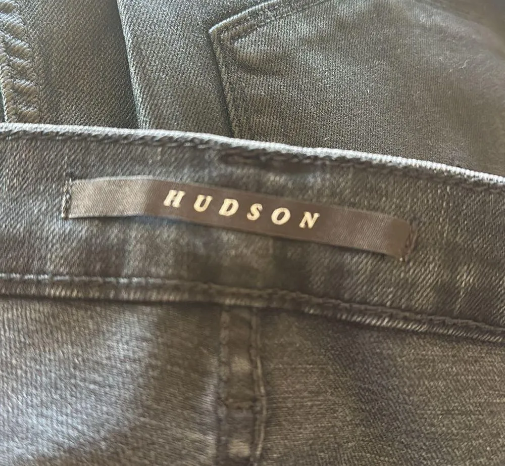 NWOT HUDSON Noa High Rise Crop Straight Leg Jeans In Color Stellar - Image 6