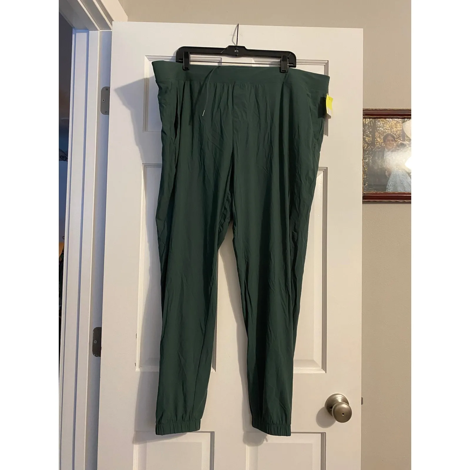 All in Motion Dark Green Jogger Pants 2XL Preppy Athletic Loungewear Cozy Gym - Image 4