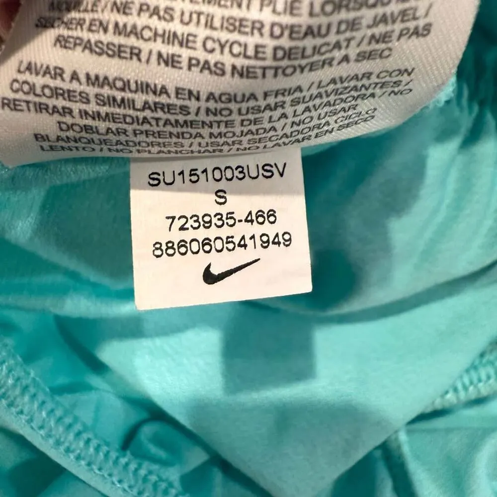 Nike Dri-Fit Tempo Running Shorts Women’s Small Teal Green/Geometric Dot Print - Image 8