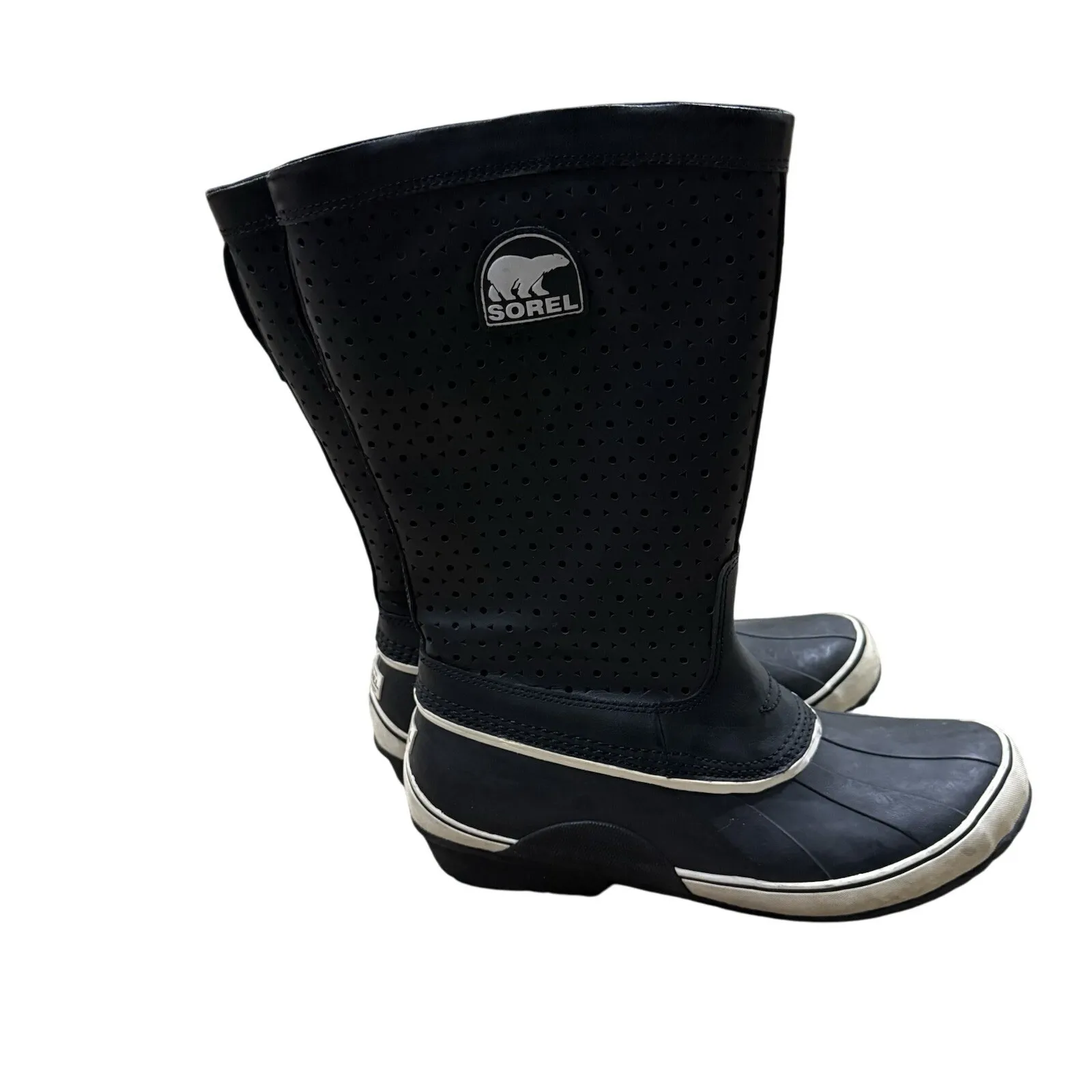 Sorel Boots Womens Size 11 Sorellington Black Tall Rain Waterproof MidCalf Boots - Image 3