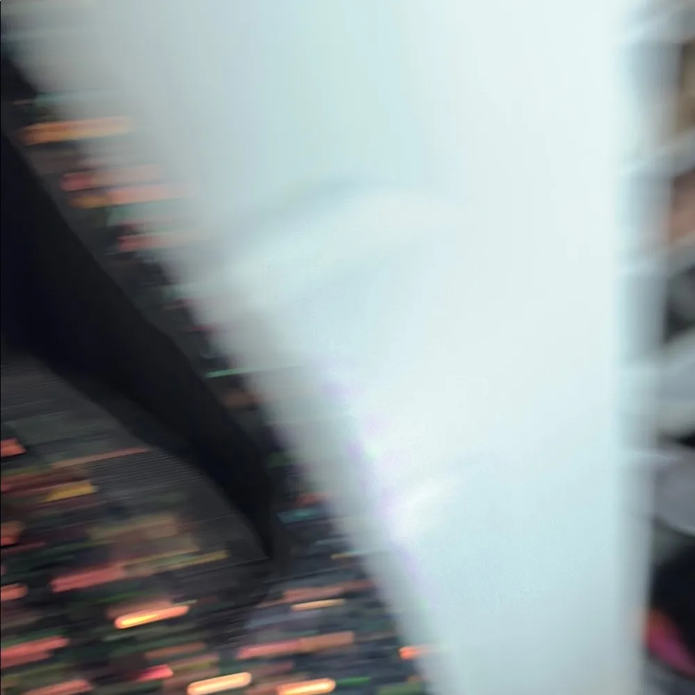 Black Sequin iridescent prom dress Size M - Image 7