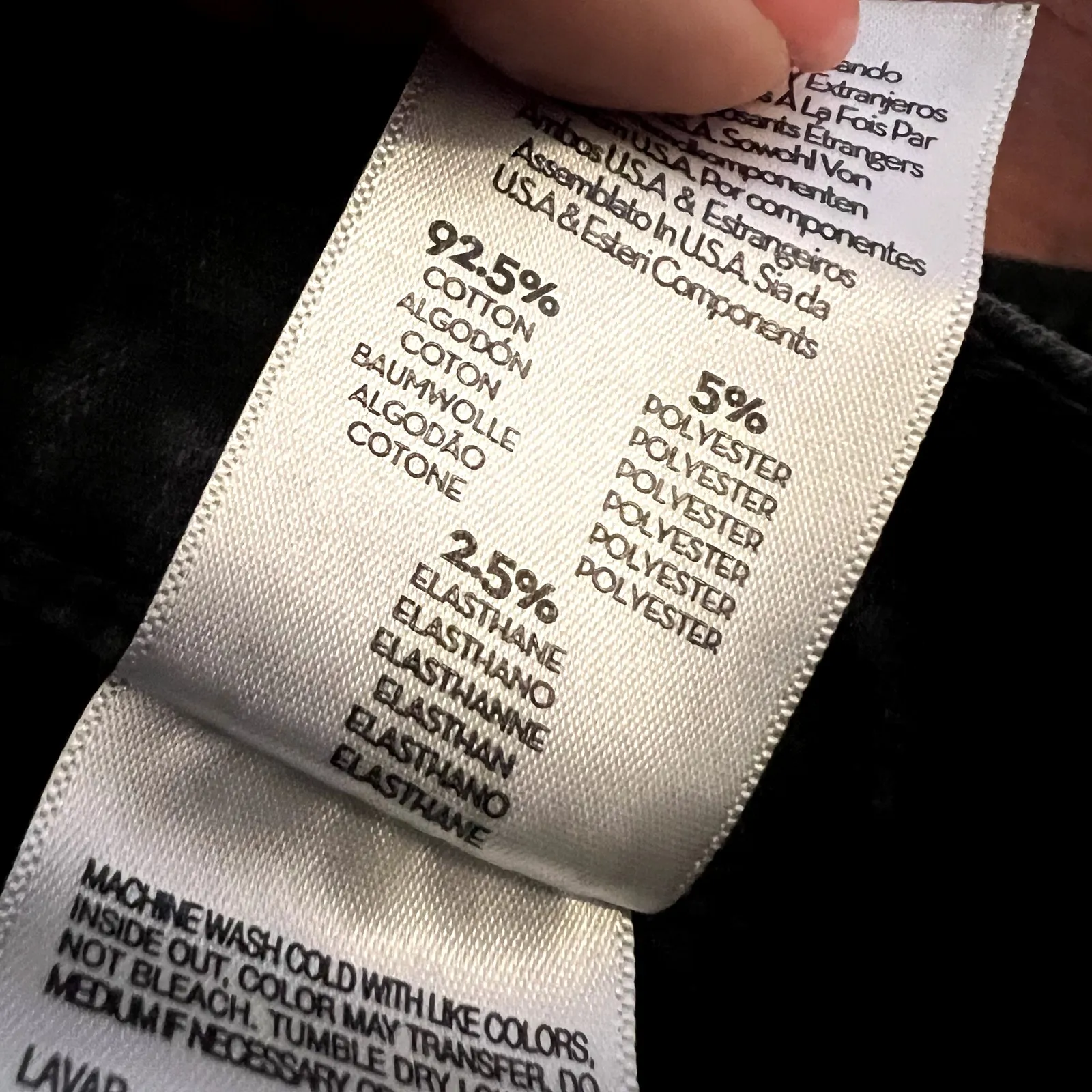 Mother The Hustler Ankle Fray Not Guilty Flare Jeans size 25 Black - Image 7