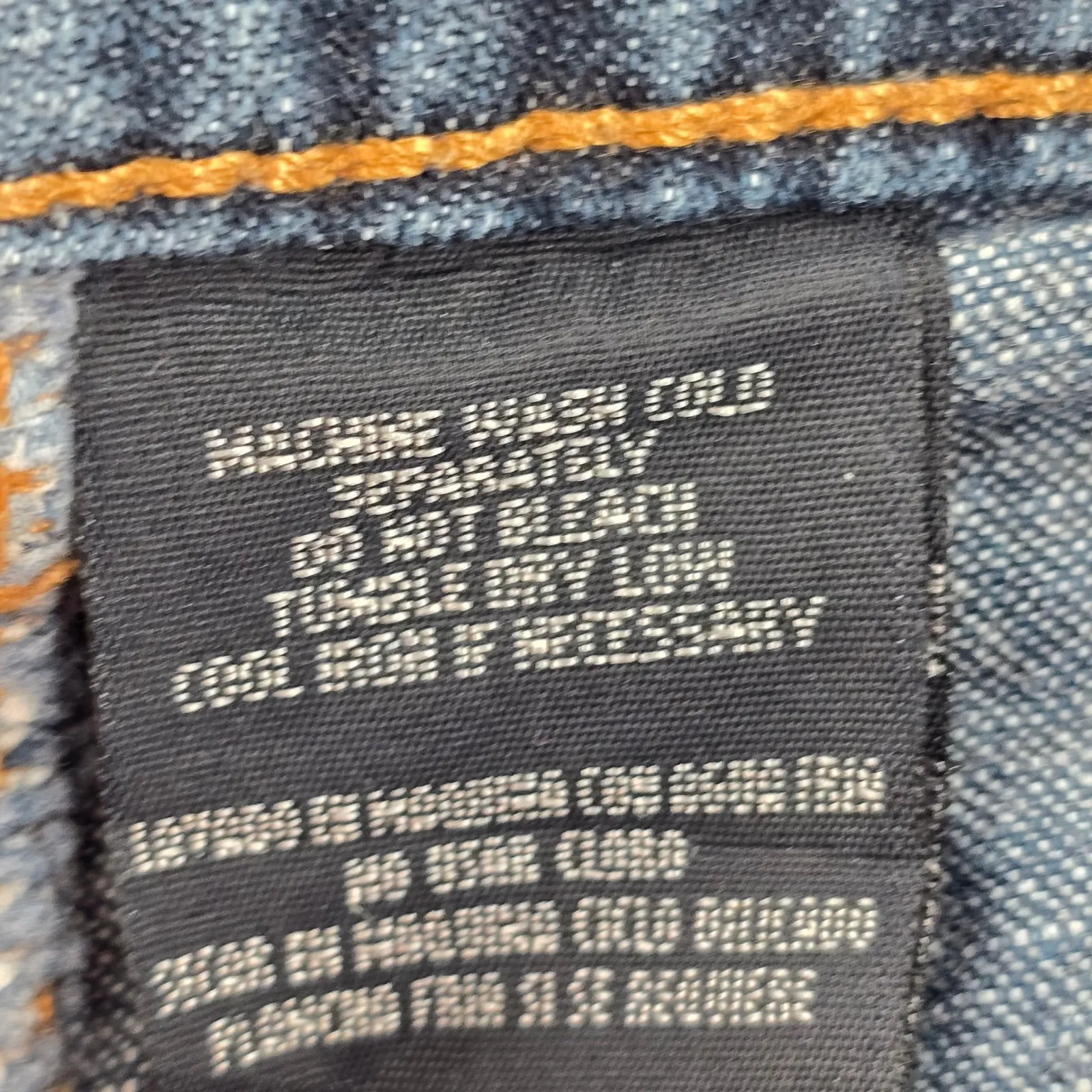 IZOD Blue Cotton Denim Jeans Straight Leg Classic Fit Western Pants Plus 16 - Image 8