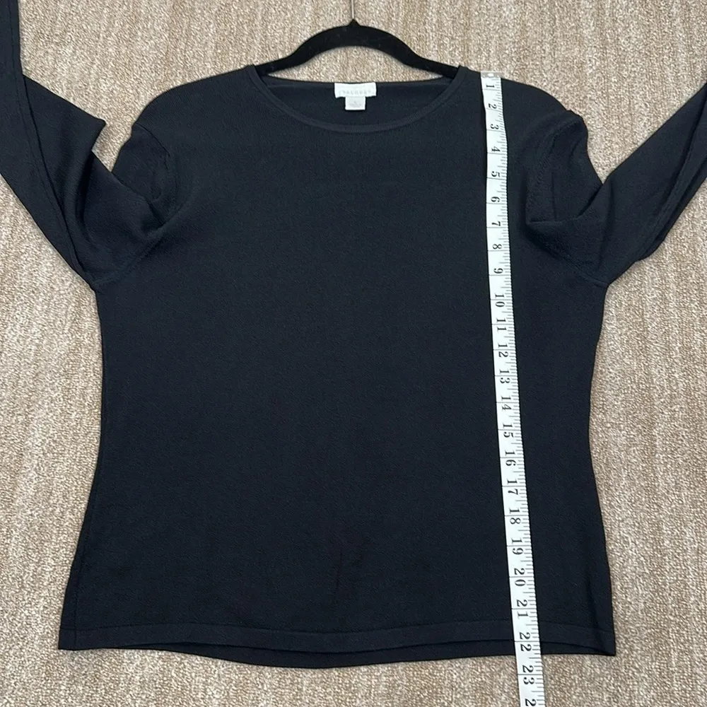 Talora Nordstrom Closet Staple Quiet Luxury Old Money Longsleeve Shirt Small - Image 4