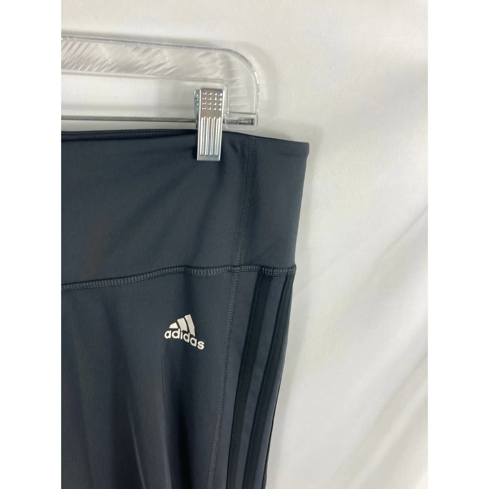 Adidas Climalite Three Stripe Athletic Legging Large - Image 2