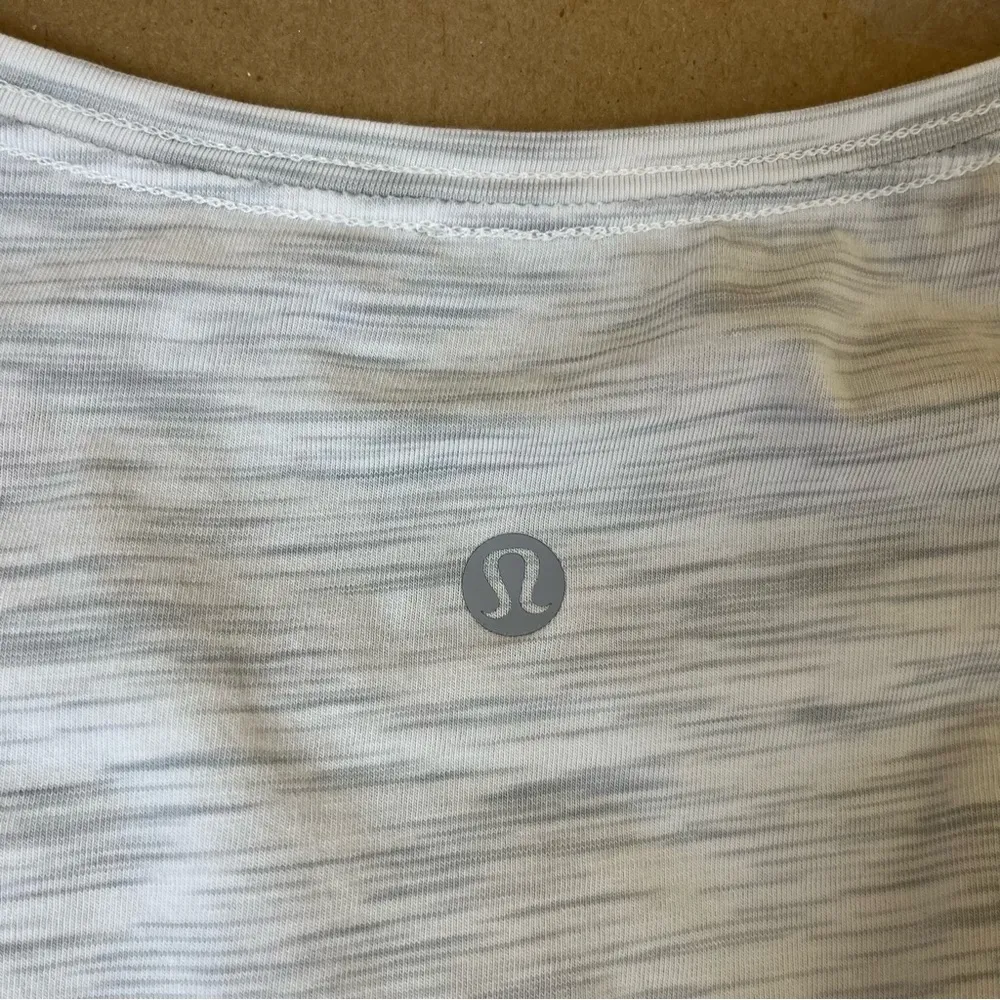 Lululemon Love Crew III in 3 Colour Space Dye Ice Grey Alpine White - Image 8