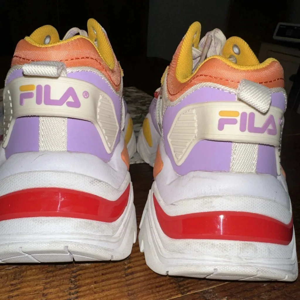 FILA Cage Mixed Media Sneakers 7.5 - Image 3