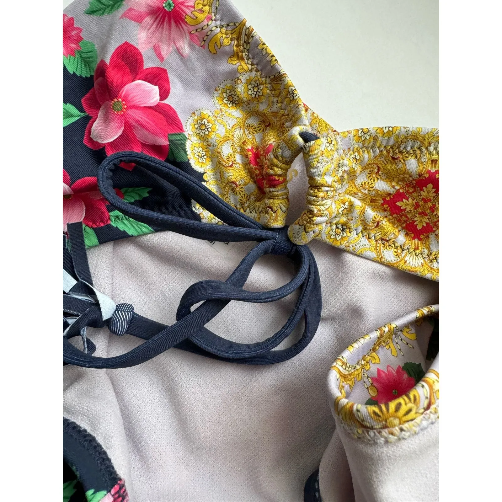 NWT Johnny Was Raina Tassle Bikini Bottom Size L - Image 5