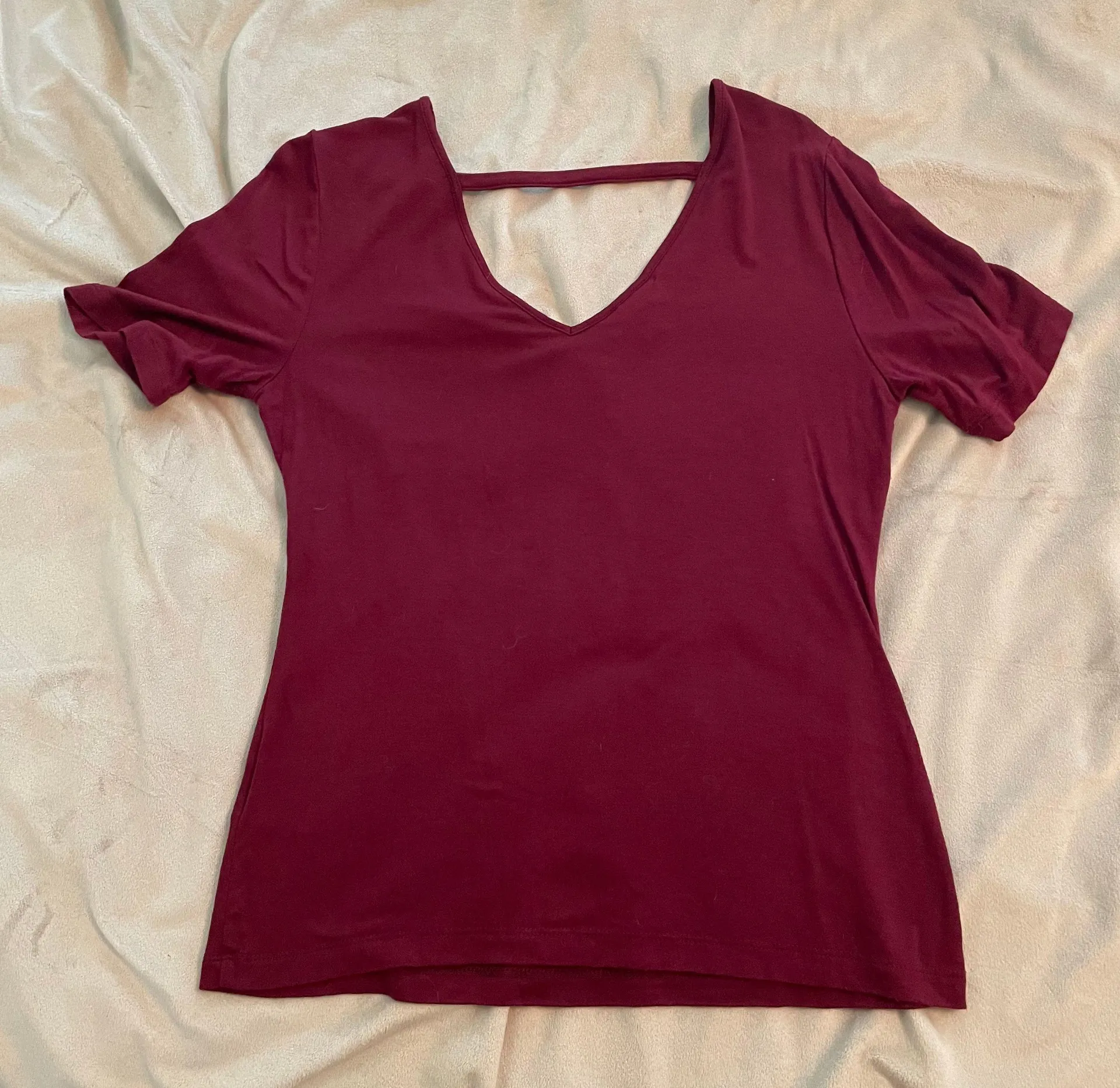 Soft Red Tee Shirt - Image 3