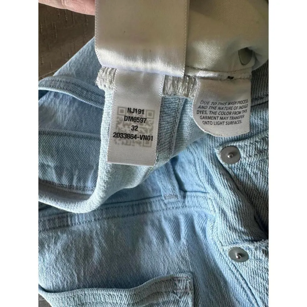 Madewell The Perfect Vintage Wide-Leg Crop Jean in Ward Wash Women’s size 32/14​ - Image 9