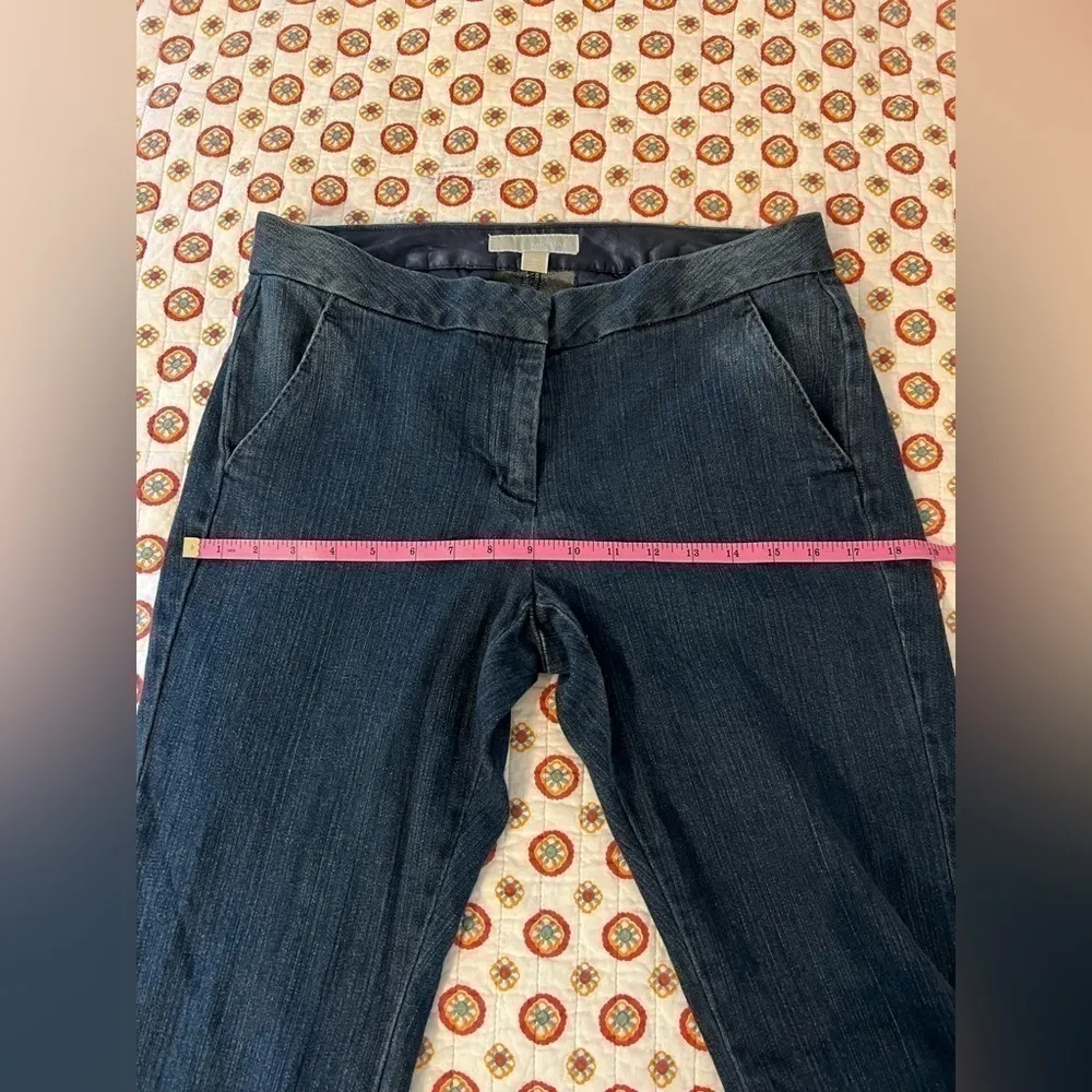 Michael Kors Flare Cropped Ankle Jeans Size 6 - Image 7