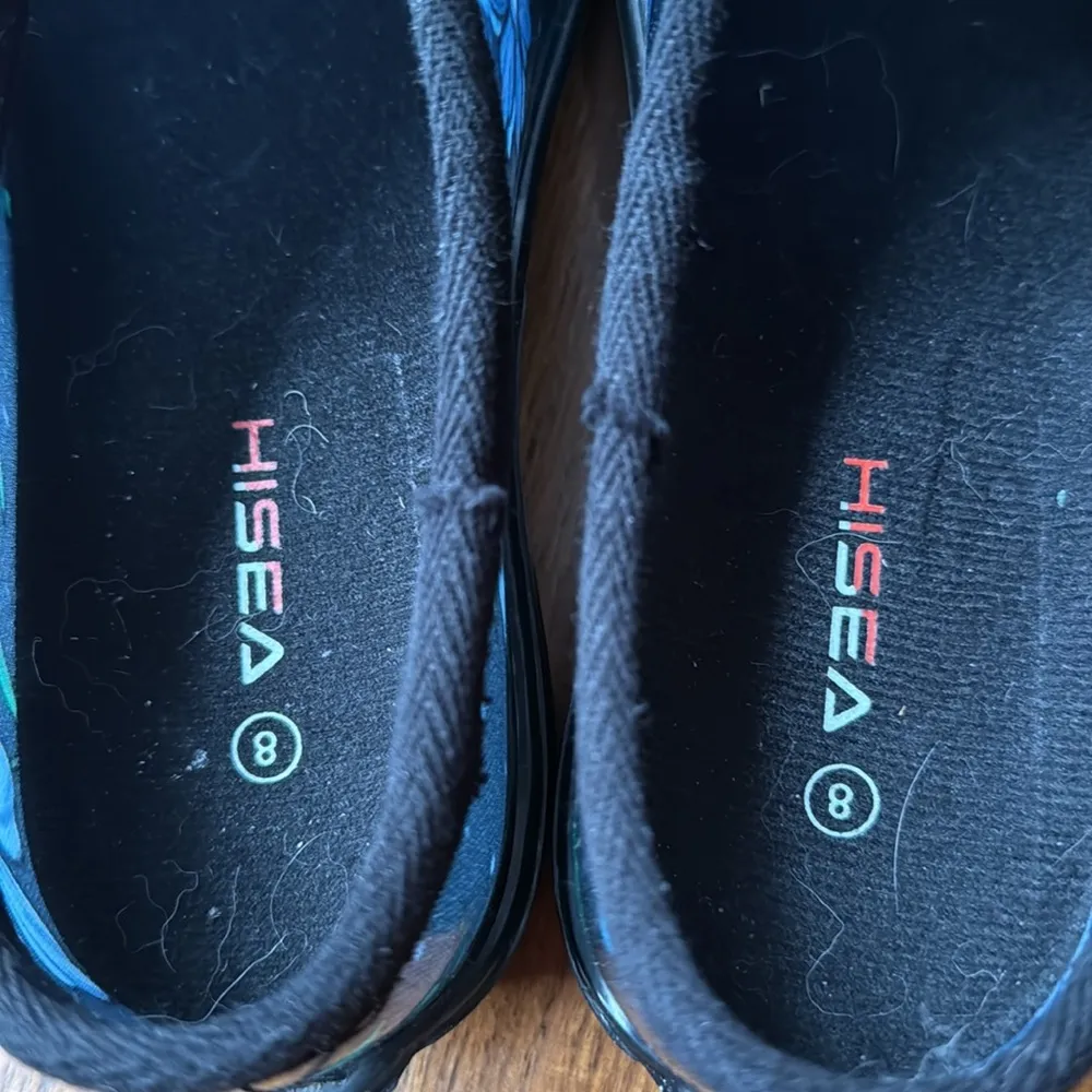 Hisea Floral Garden Shoes Black Size 8 - Image 5