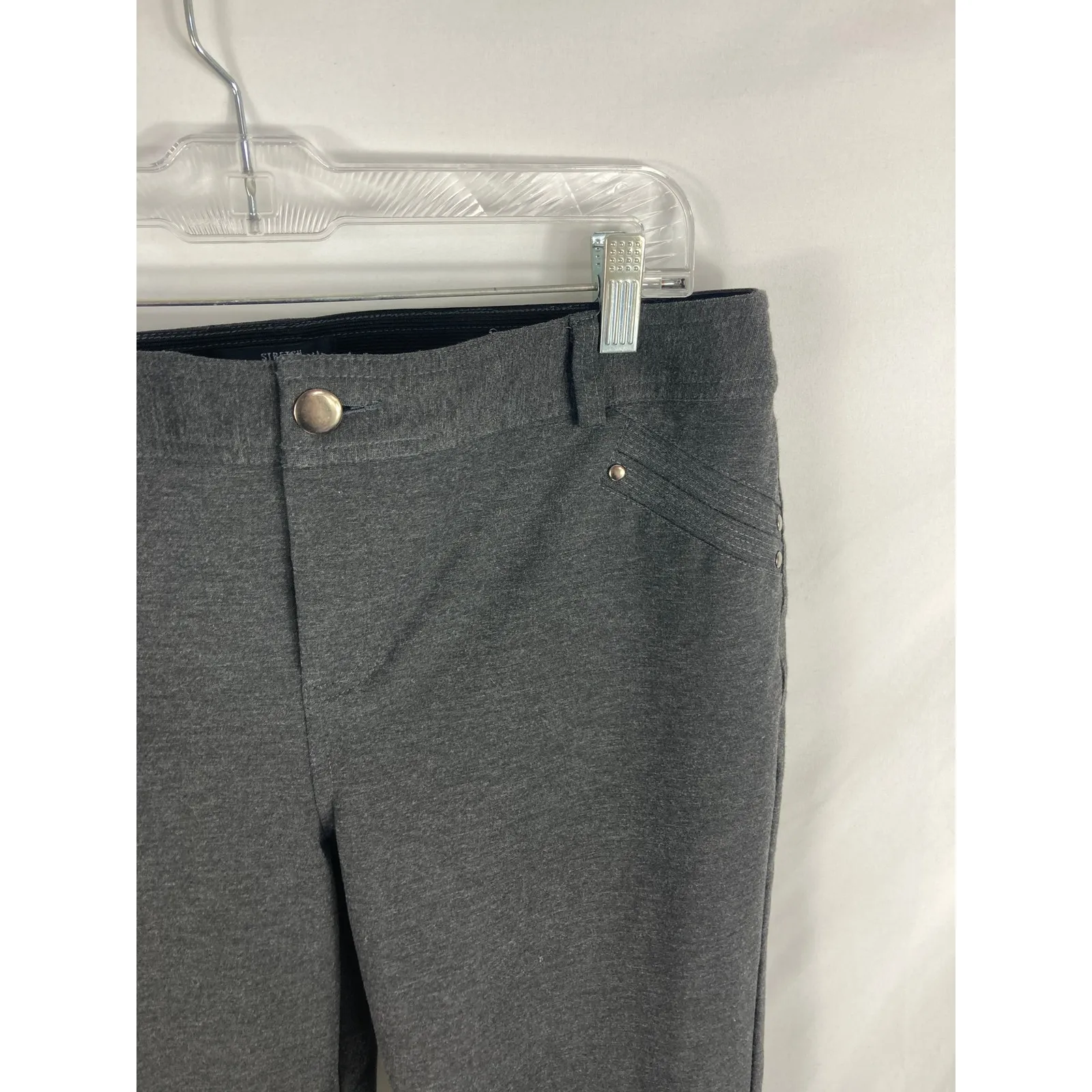Style & Co Charcoal Stretch Pants Size 12 - Image 2