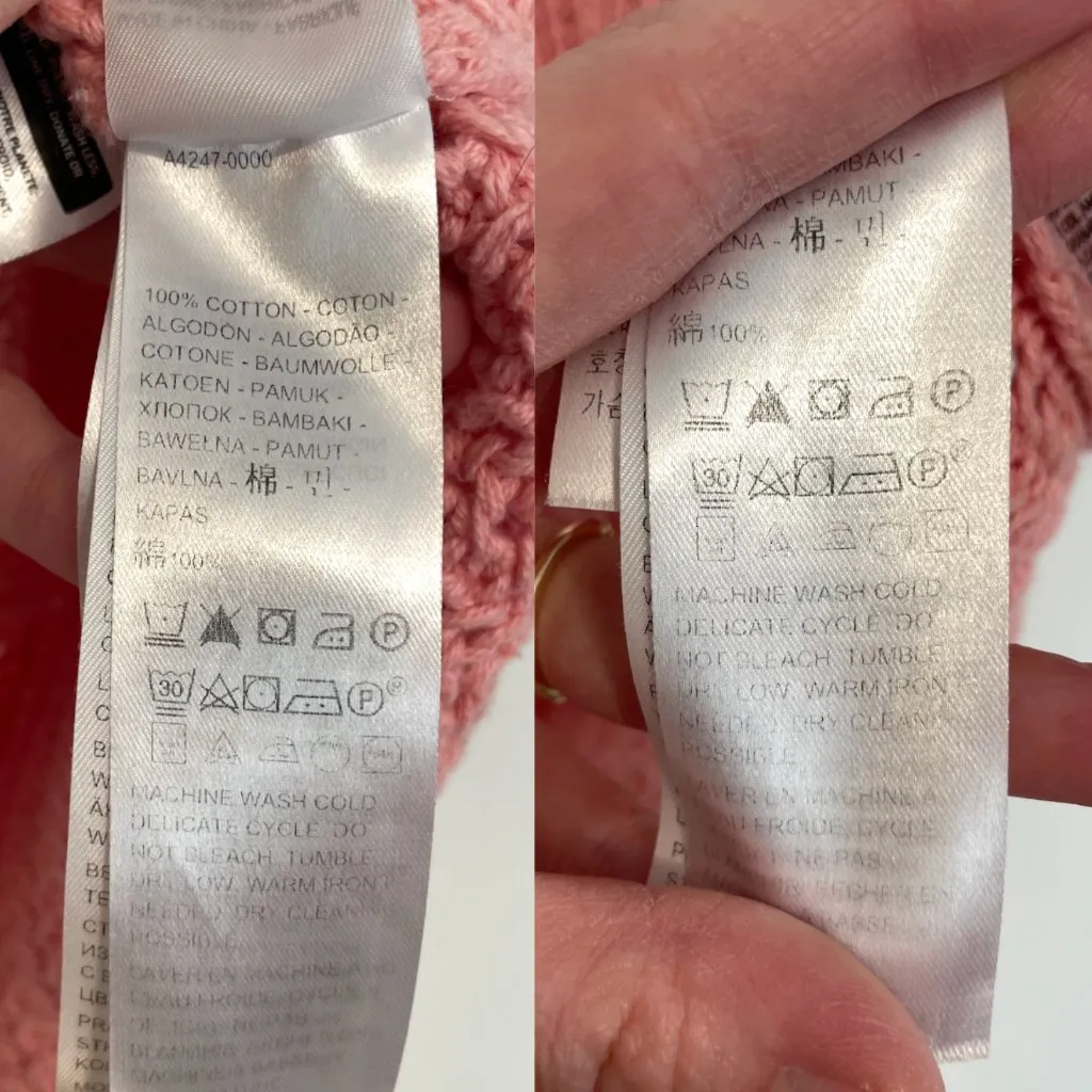 LEVI'S LEVIS Baby Blue Sweater Vest PINK COLOR Sleeveless Cotton Crop Top Tank - Image 14