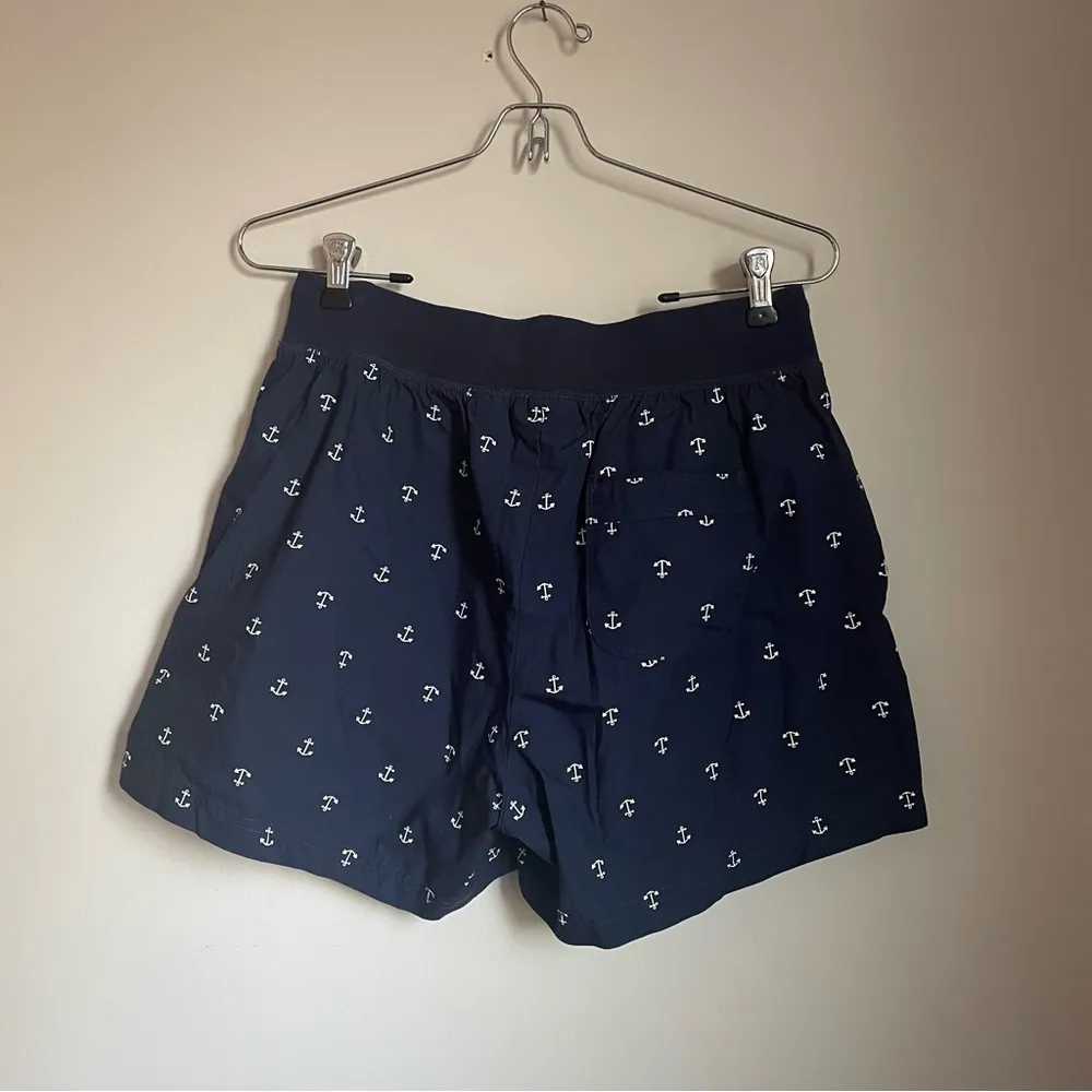 L.L. Bean Blue Shorts with Nautical Anchor Design - Image 2