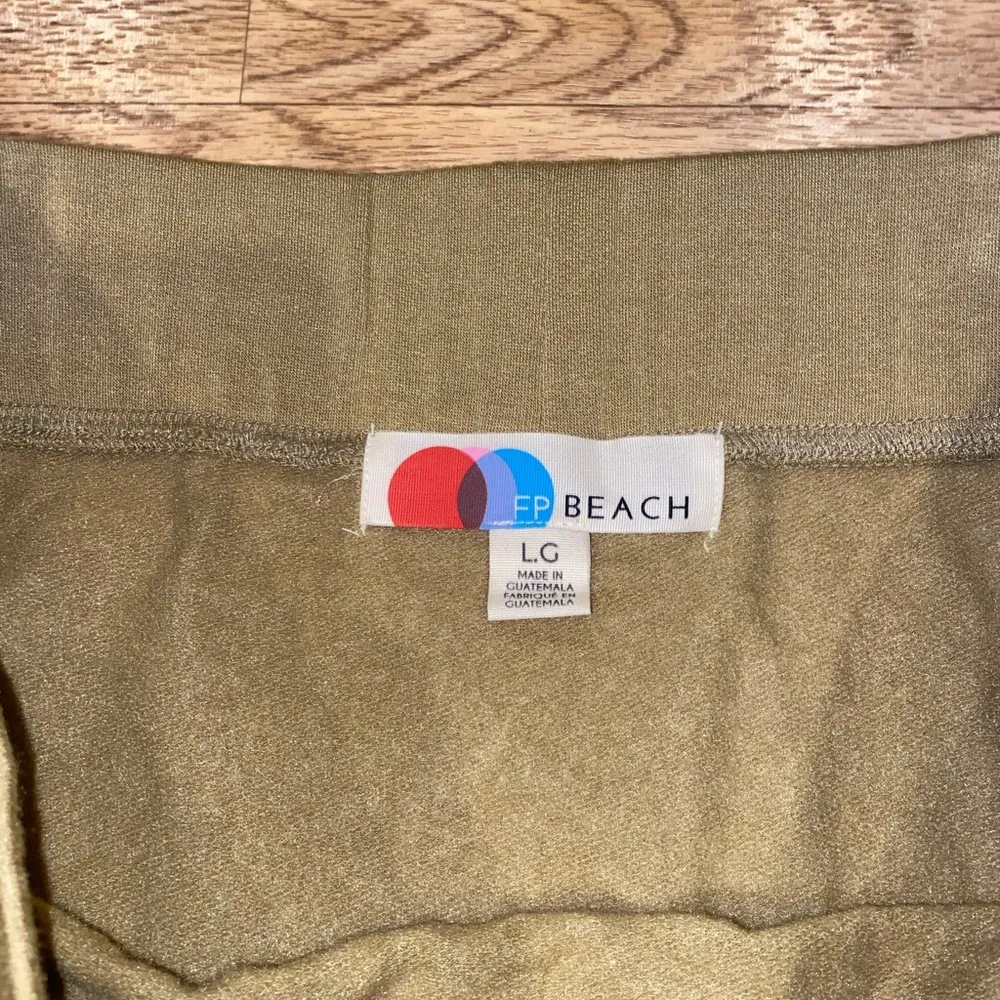 free people beach khaki colored skirt - Image 4