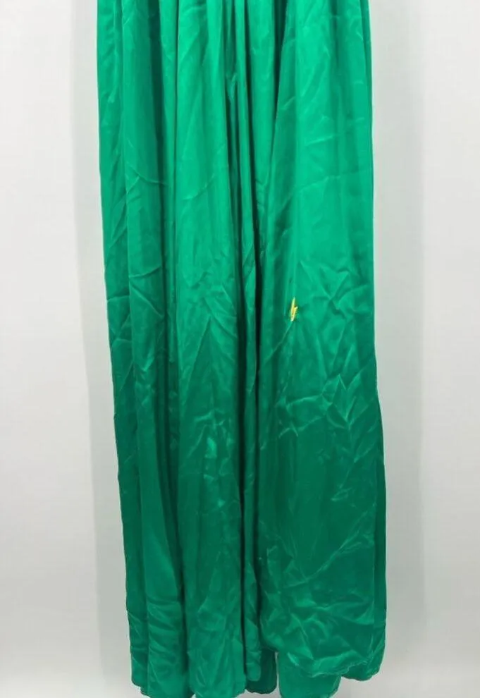 Bronx and Banco Camilla One Shoulder Belted Emerald Green Maxi Gown 6/M - Image 8