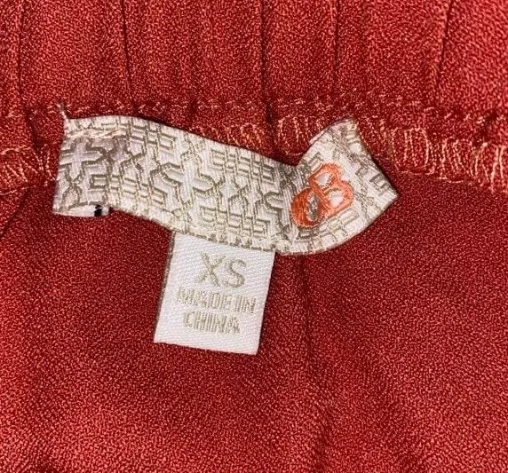 salmon coral self tie skirt Orange Size XS - Image 3