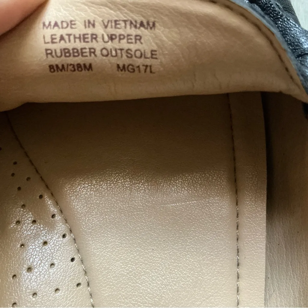 Michael Kors women’s black moc driver shoes tassel slip on loafers size 8 flats - Image 8